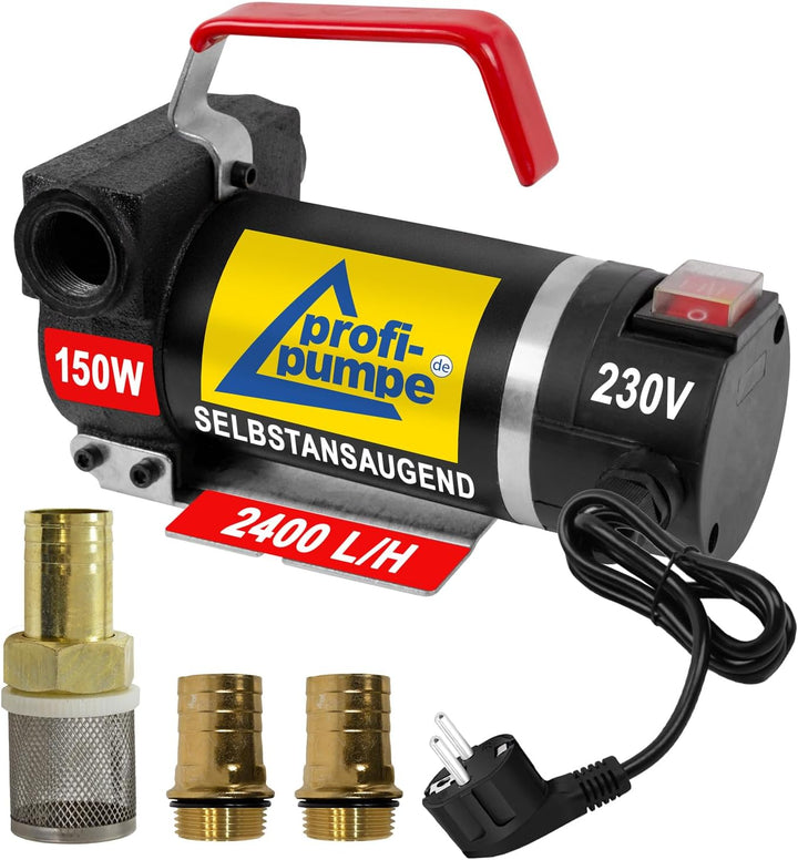 230V Dieselpumpe Heizölpumpe Biodiesel-Pumpe Ölpumpe Diesel Star 160 mit Anschluss Elektro Fasspumpe