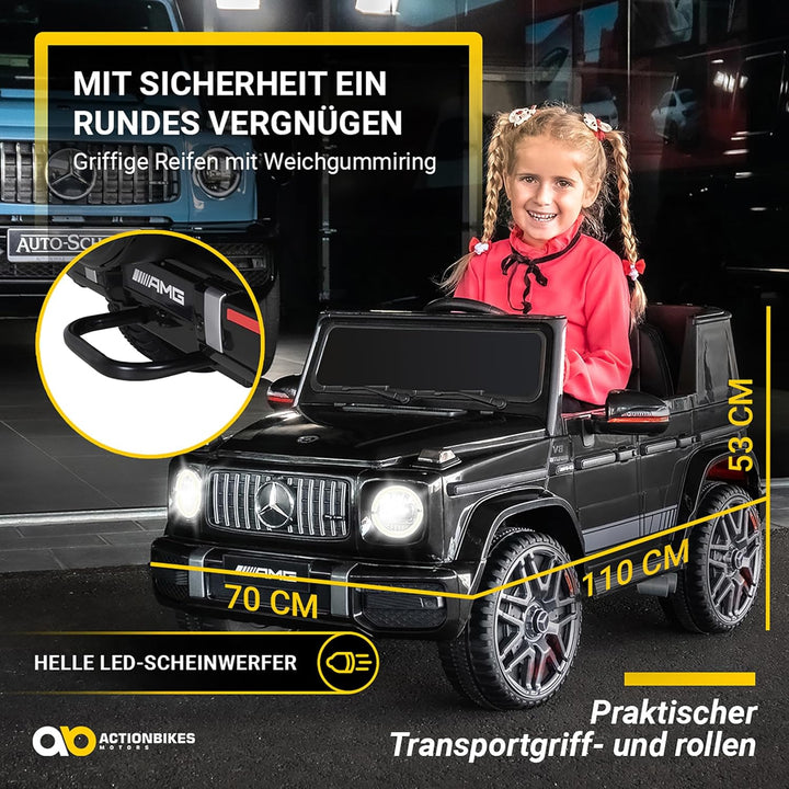 Actionbikes Motors Kinder Elektroauto Mercedes AMG G63 | 2,4 Ghz Fernbedienung - Lizenziert - Kinder