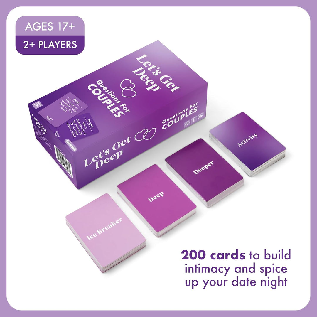 WHAT DO YOU MEME?, Let's get deep US, Exciting question Game for Couples, 3 Intimacy Levels, Ideal f