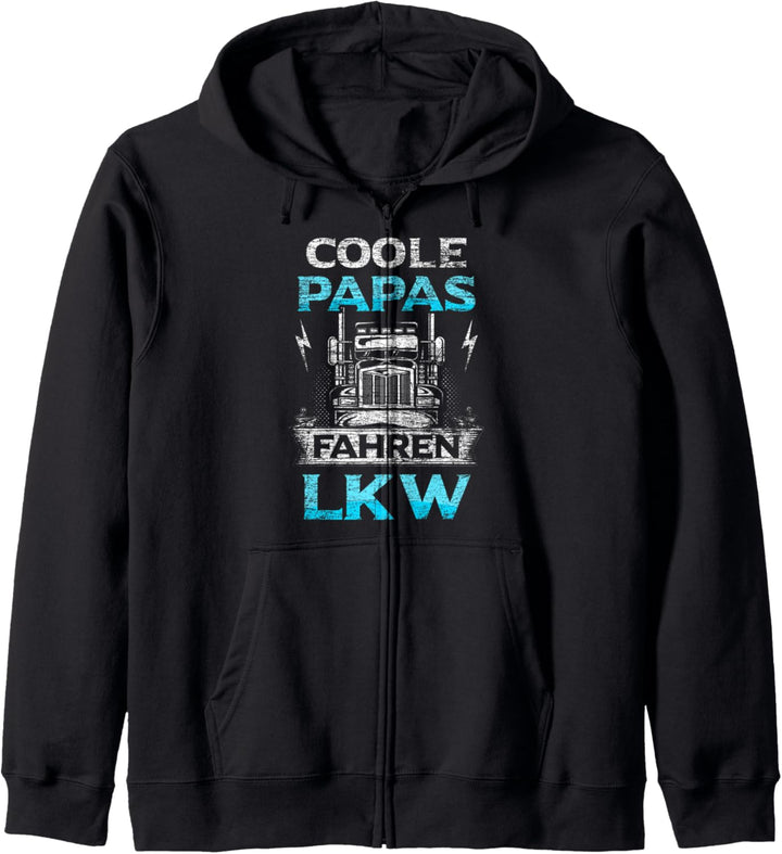 LKW-Fahrer Papa Spruch Berufskraftfahrer Kraftfahrer Trucker Kapuzenjacke