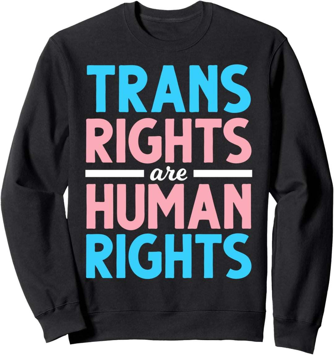 Trans Pride Menschenrechte Queer LGBTQ Transgender Sweatshirt