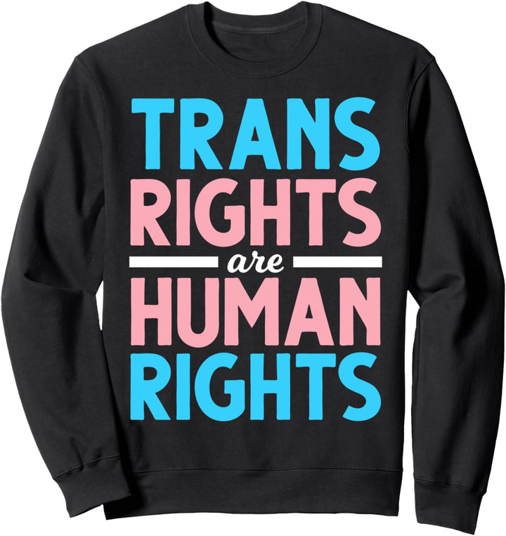 Trans Pride Menschenrechte Queer LGBTQ Transgender Sweatshirt