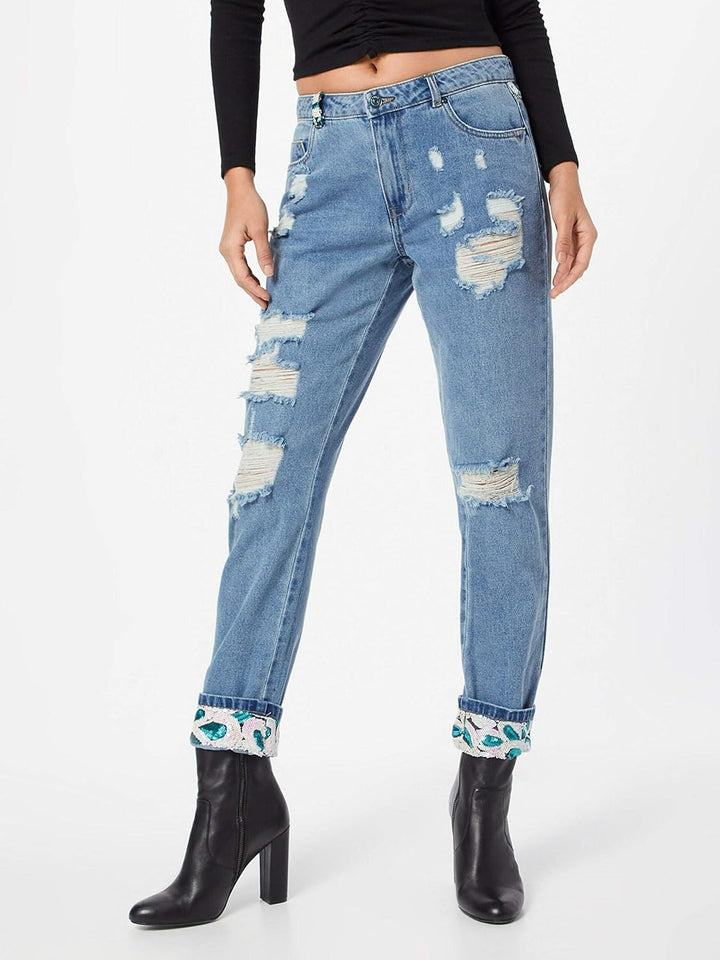 ONLY Damen Jeans Cass Blue Denim 27""32