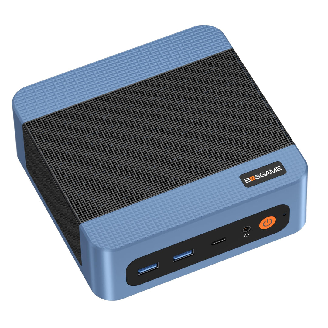 BOSGAME [Dual LAN] P4 Mini PC Windows 11 Pro, AMD Ryzen 7 5700U (8C/16T, up to 4.3Ghz) 32GB DDR4 1TB