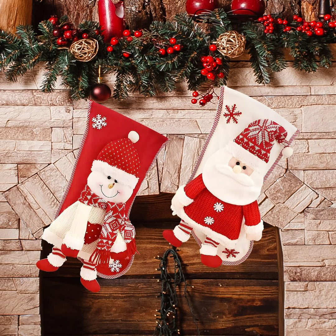 2 Gross Weihnachtsstrumpf, Weihnachtsstrümpfe Personalisiert, Weihnachtssocken Premium, Nikolausstru