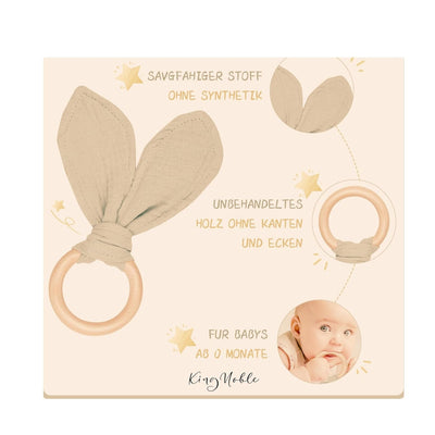 KingNoble- Baby Geschenk zur Geburt Junge und Mädchen, 5-in-1-Set (Dusty Blue), Dusty Blue