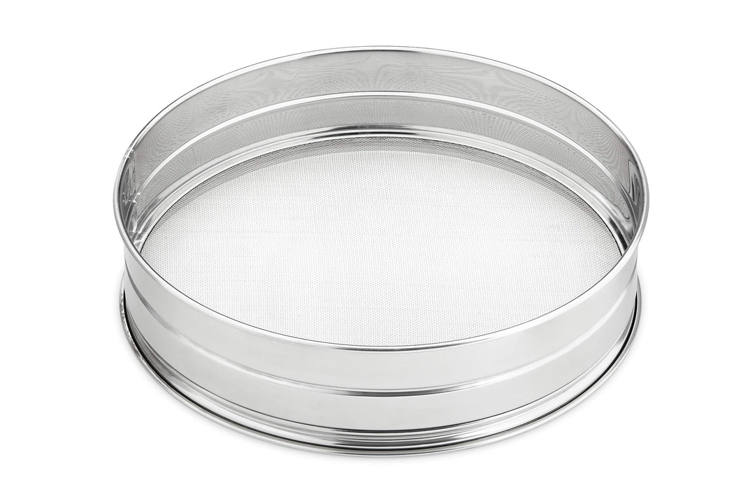thermohauser Sieb gross (Edelstahl rostfrei), grob, Maschenweite 6,0x6,0 mm, Durchm. 35,0 cm Maschen