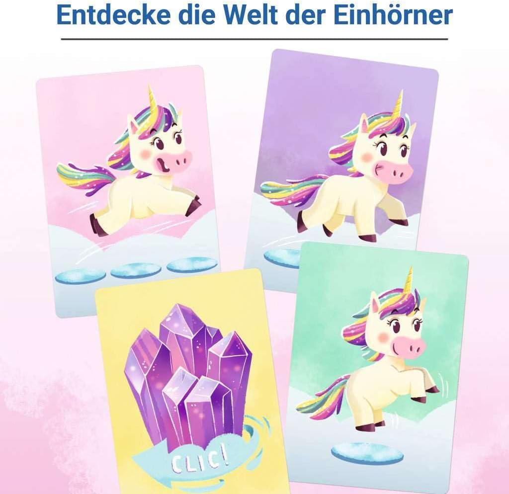 Ravensburger 22580 - Lotti Karotti Einhorn-Edition, Adaption des bekannten Spiele-Klassikers mit Ein