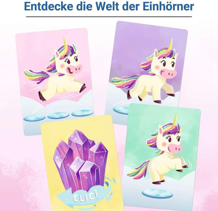 Ravensburger 22580 - Lotti Karotti Einhorn-Edition, Adaption des bekannten Spiele-Klassikers mit Ein
