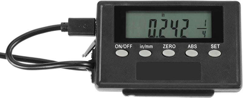 YWBL-WH 0-150mm Digitalanzeige, Digitalanzeige Linearmassstab DRO Remote LCD für Fräsmaschinen oder