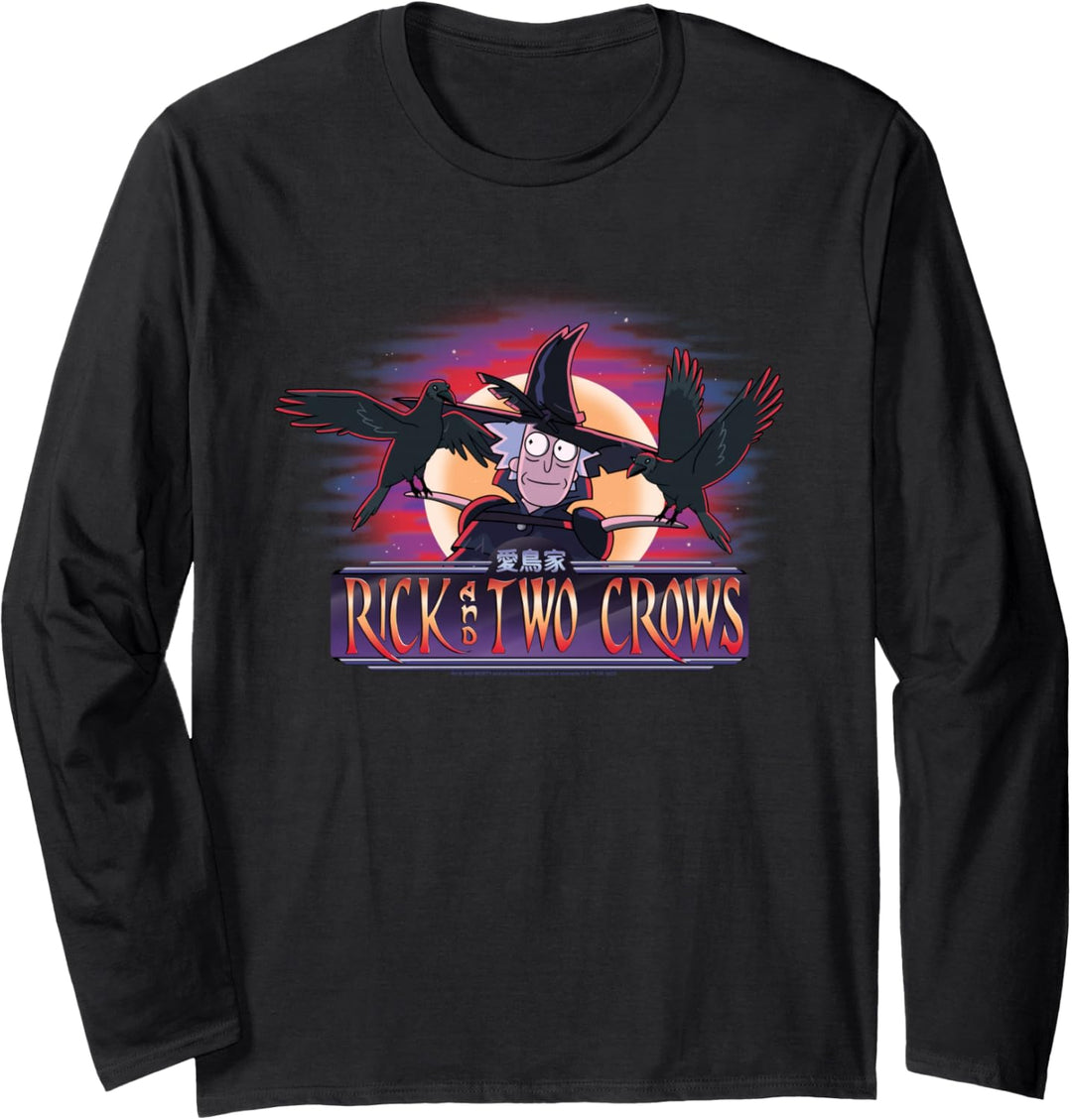 Rick and Morty Rick and two crows Langarmshirt