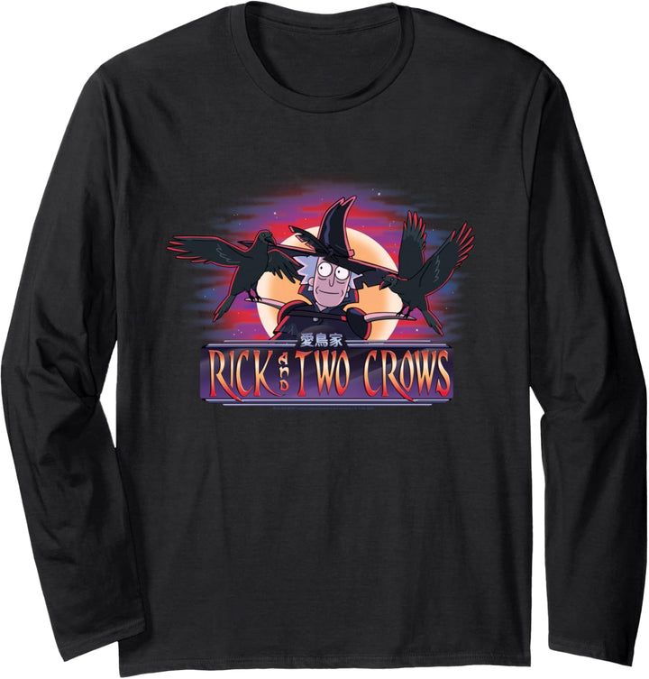 Rick and Morty Rick and two crows Langarmshirt