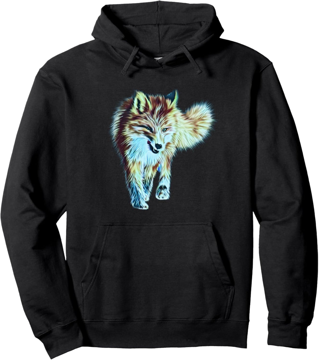 Fuchs Motiv schlaue Füchse Tiere Wald schlauer Fuchs Design Pullover Hoodie