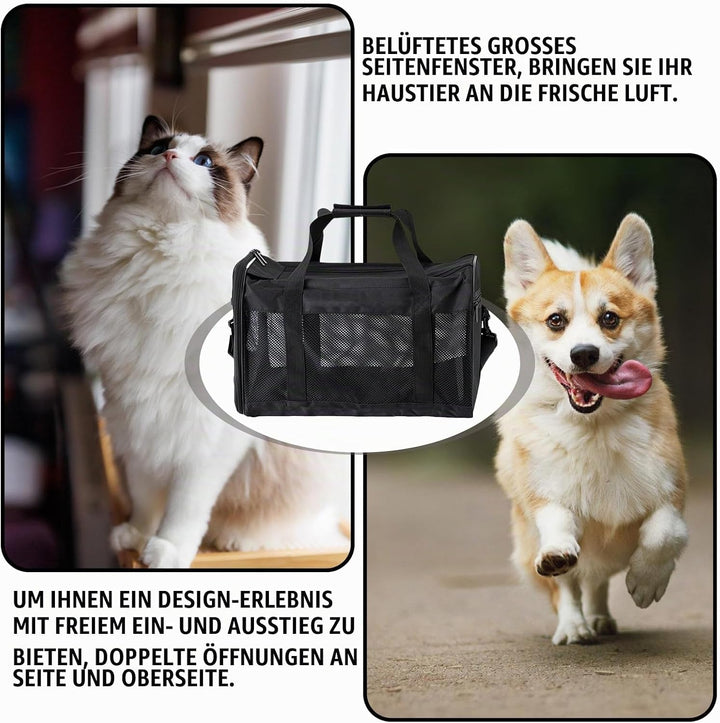 Transporttasche Für Katze Hund, Faltbare Transporttasche Katze, Transportbox Für Kleine, Hunde Trans