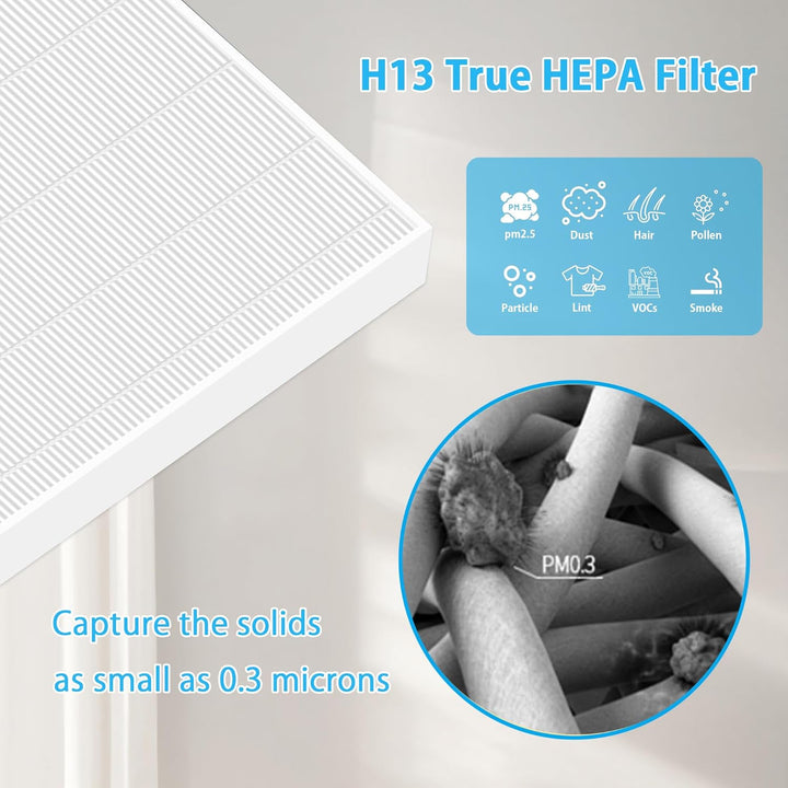 115115 HEPA Ersatzfilter a Kompatibel mit Winix PlasmaWave Luftreiniger 5300-2, C535, 6300-2, 5300,5