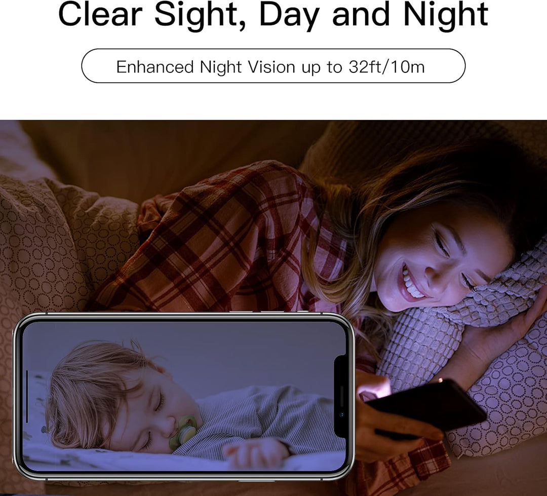 Hundekamera mit App Laxihub Überwachungskamera WLAN Innen Kamera 2,4 GHz Haustier Kamera 1080P HD Na