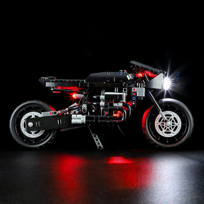 BRIKSMAX 42155 Led Licht für Lego The Batman – BATCYCLE - Compatible with Lego Technic Bausteinen Mo