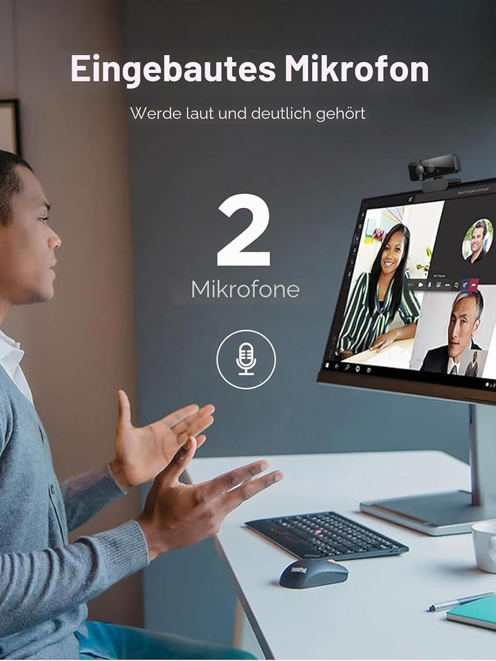 Lenovo 310 FHD Webcam Black