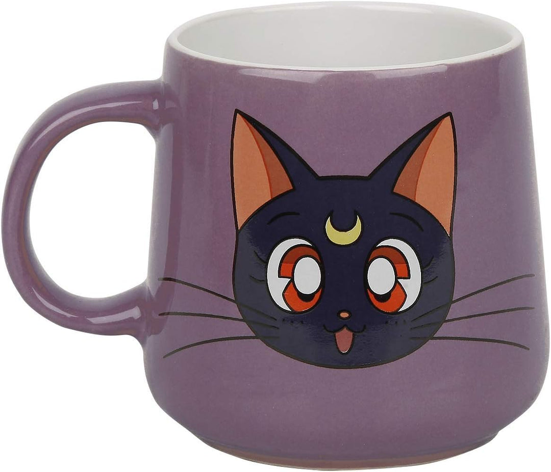 SAILOR MOON - Breakfast Set Mug + Bowl - Luna & Artemis 360 ml Violett, 360 ml Violett
