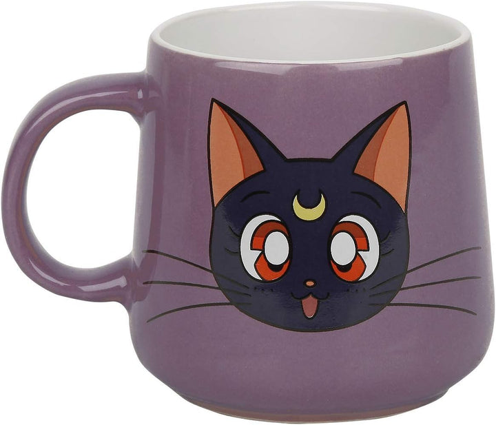 SAILOR MOON - Breakfast Set Mug + Bowl - Luna & Artemis 360 ml Violett, 360 ml Violett