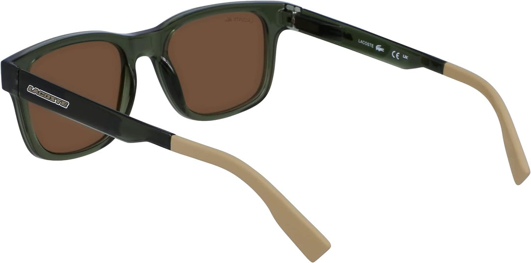 Lacoste Jungen Sonnenbrille Einheitsgrösse Khaki, Einheitsgrösse Khaki