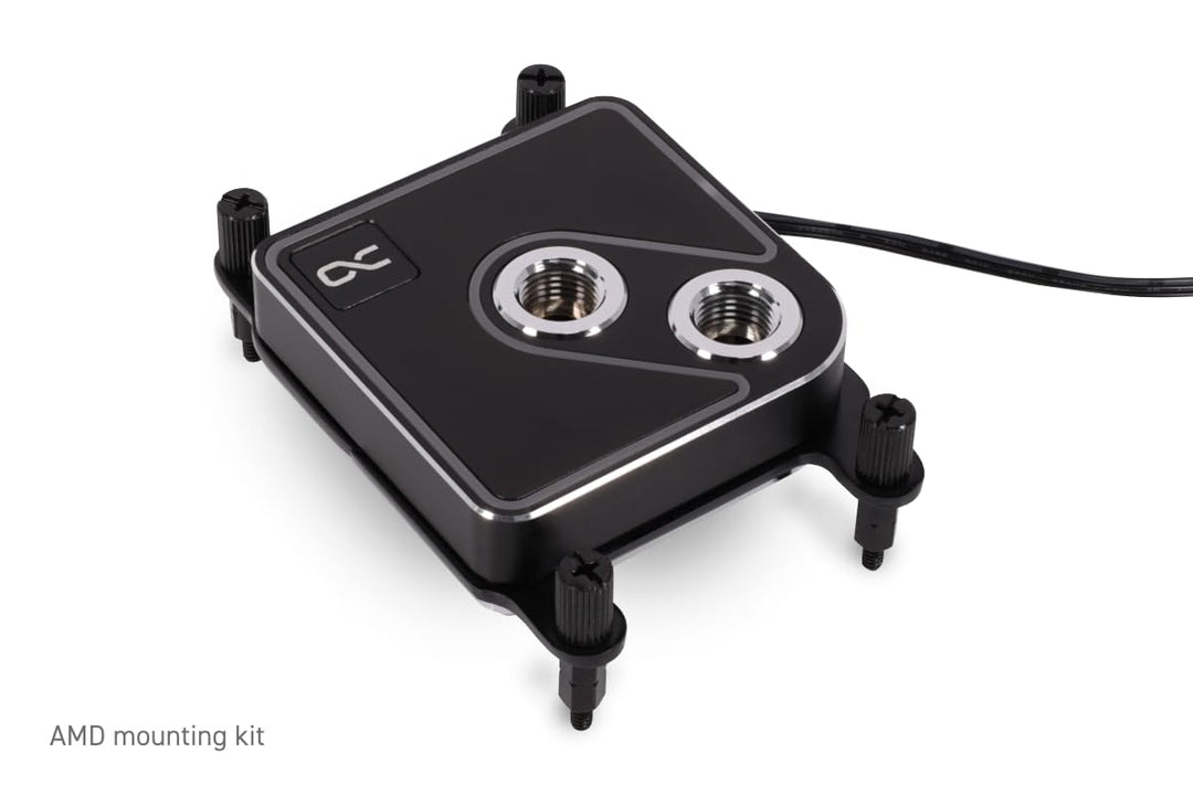 Alphacool Core 1 Aurora CPU-Wasserkühlung kompatibel mit Intel LGA 1700, AMD AM4 / AM5, Black (Black