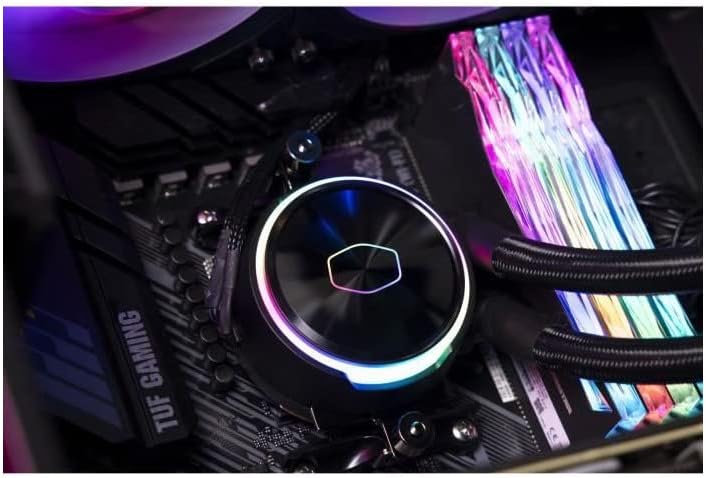 Cooler Master MasterLiquid PL360 Flux CPU-Kühler - AIO Wasserkühlung mit 3 x 120mm Lüfter, 360mm Küh