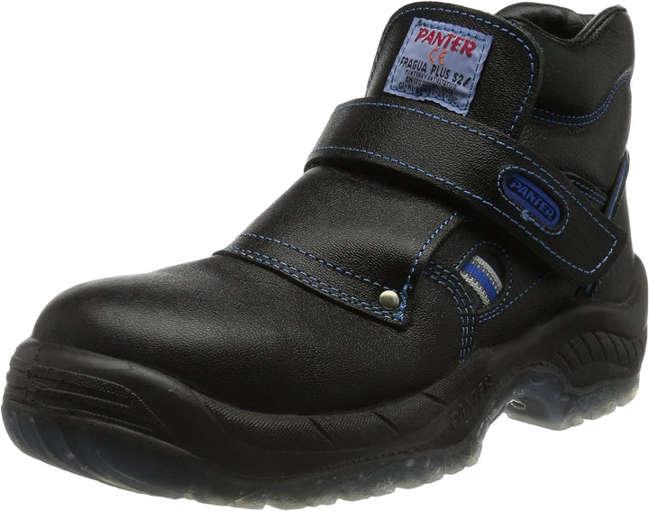 Panter 414101700 – Schmiede Klettverschluss Plus S2 Schwarz PU/TPU, Schwarz, 36 36 EU, 36 EU
