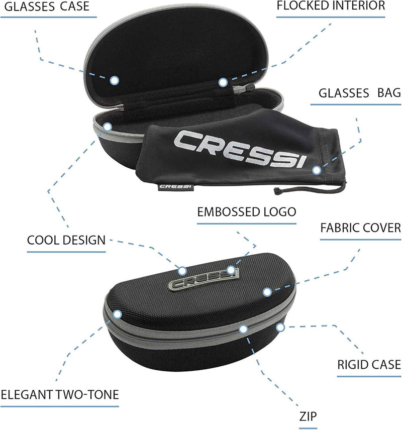 Cressi Italienisch-Sonnenbrille-Qualität - Verschiedene Modelle / Farben - Polarized / Anti-Glare mi