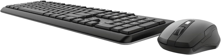 Trust 23945 TRU23945 ODY Silent Wireless Deskset Kabellos Tastatur, Maus-Set Deutsch, QWERTZ Schwarz