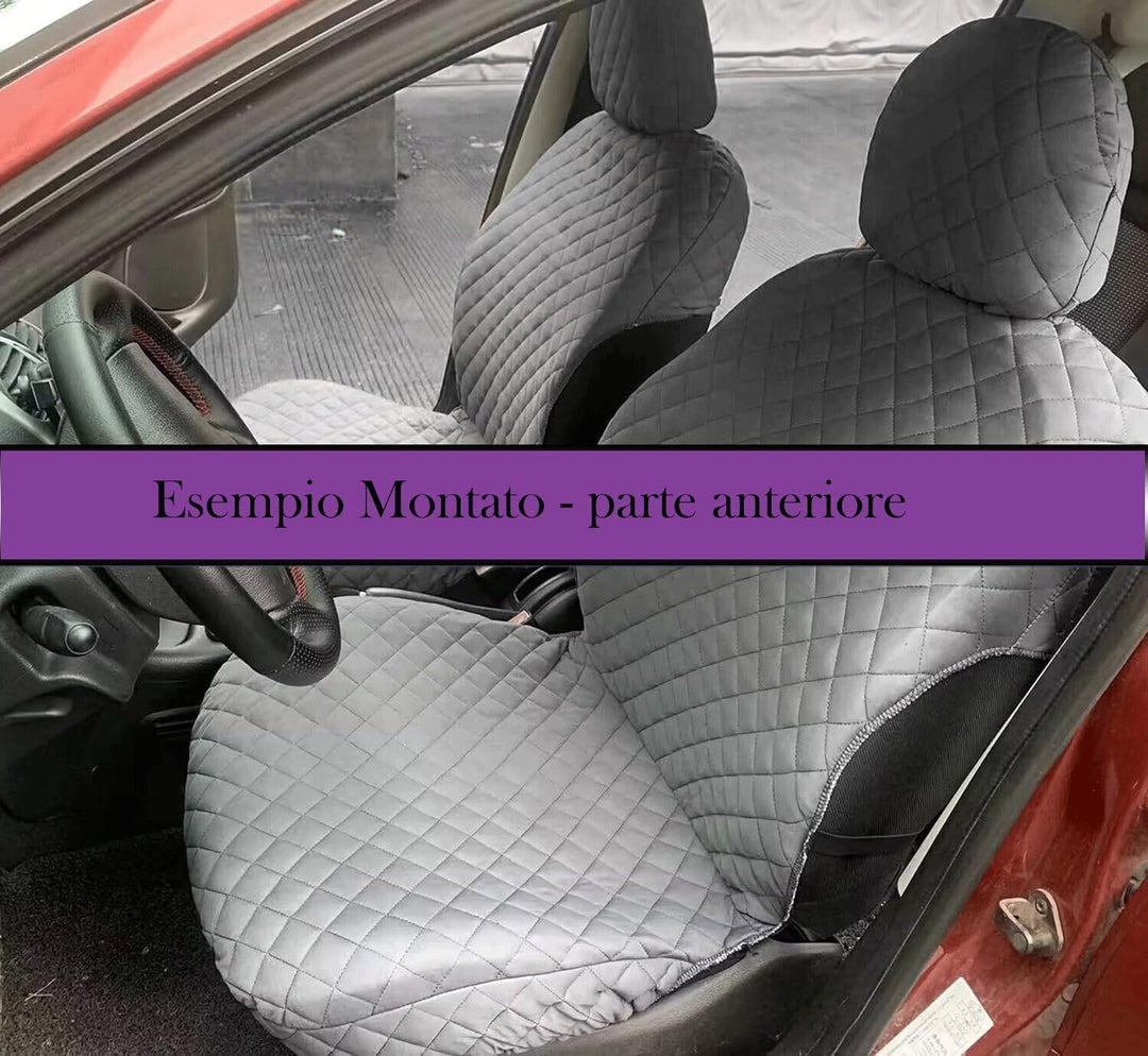 Lupex Shop Trap MCH coprisedili trapuntati, Mimetico Chiaro, Set Di 6