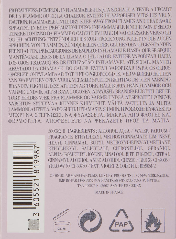 Armani Giorgio EMPORIO ARMANI DIAMONDS ROSE Eau de Toilette 50 ml (Woman)