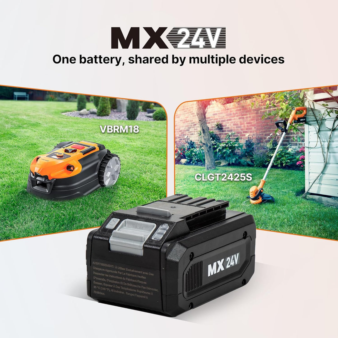 BATERÍA LAWNMASTER 24V 2.0AH LI ION, 24V 2A
