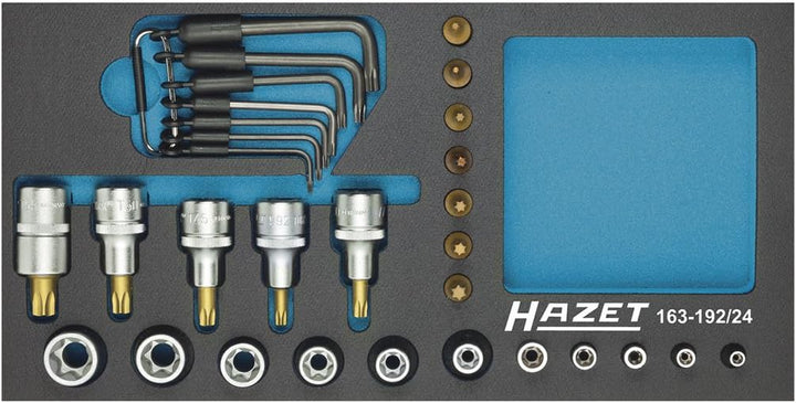 HAZET 163-192/24 Werkzeug-Sortiment 163-192/24 Multi-colour, 163-192/24 Multi-colour