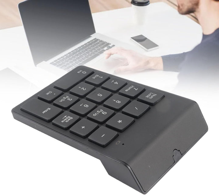 Richer-R 2.4G Wireless Numberic Tastatur, Tragbare Kabellos Nummernblock/Numeric Keypad 18 Tasten Zi