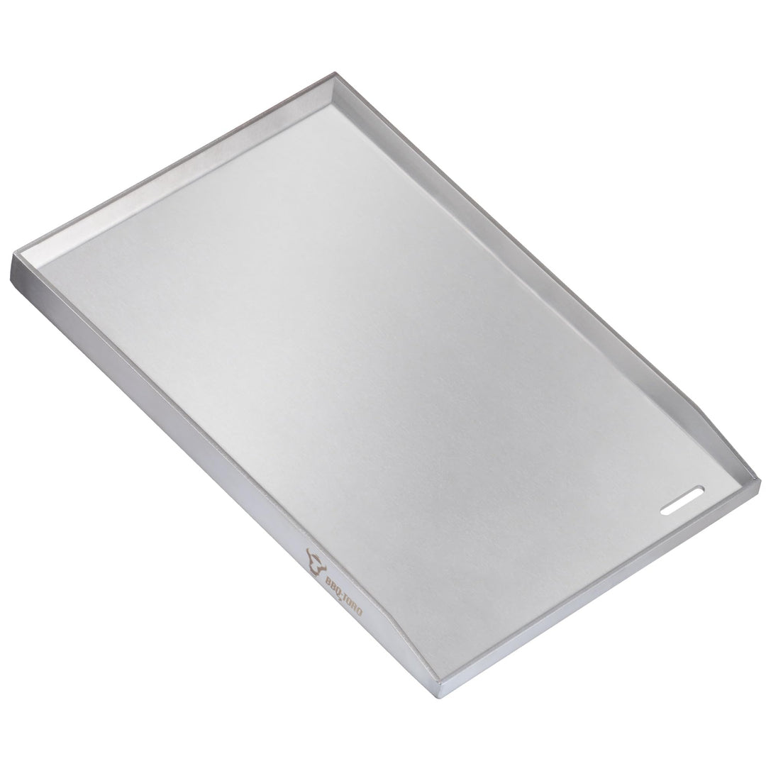 BBQ-Toro Edelstahl Grillplatte | 34 x 48 cm | BBQ Plancha, Grillplancha | Rechteckig, Universal und