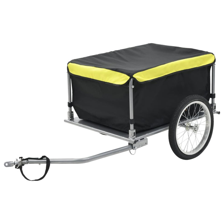 GuyAna Fahrrad-Lastenanhänger Schwarz und Gelb 65 kg FahrradanhäNger Hunde