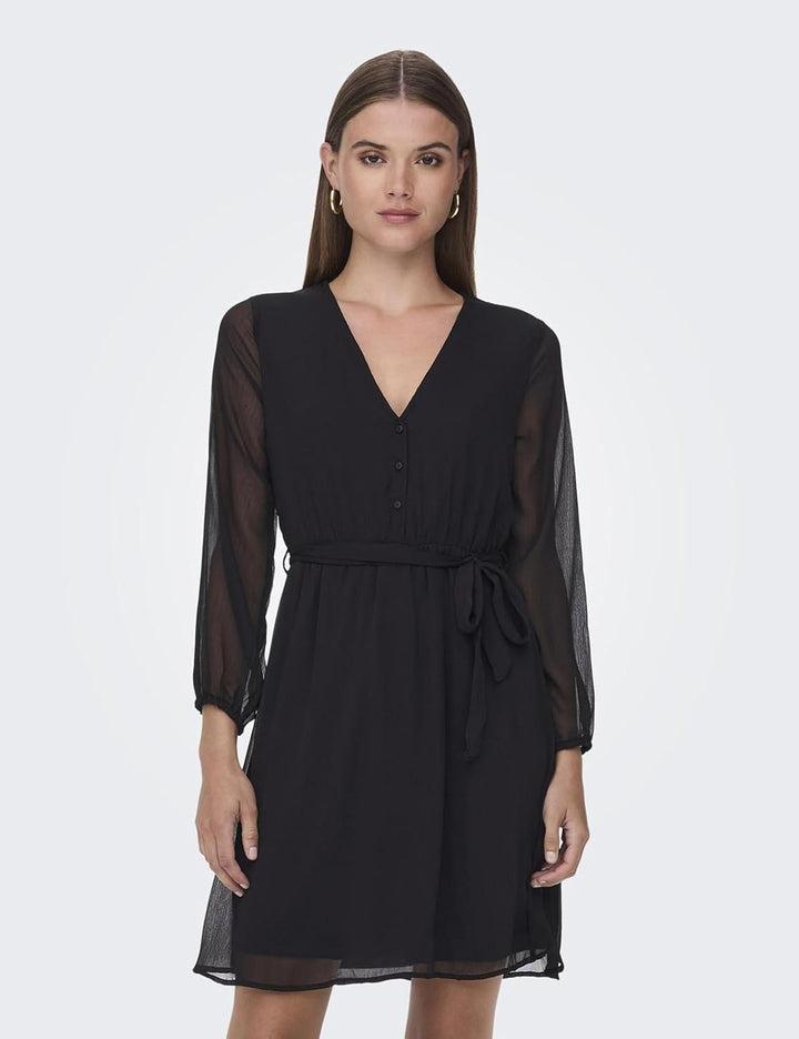 ONLY Female Kleid ONLCERA Kurzes Kleid XS Schwarz, XS Schwarz