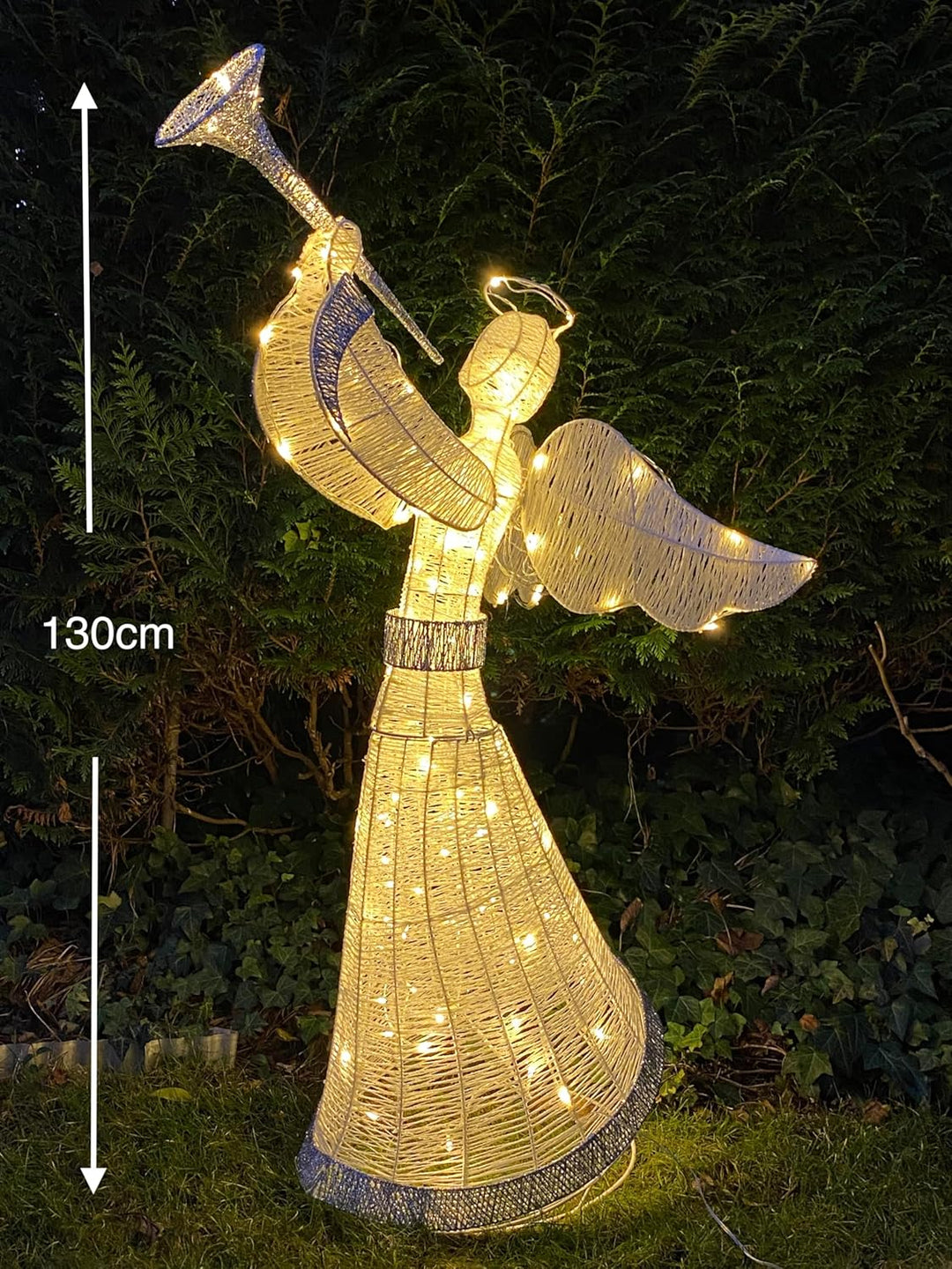 Relax Serie - LED Engel Gross und Klein Set, Gartendeko, Zimmerdeko, Weihnachtsbeleuchtung Figuren,