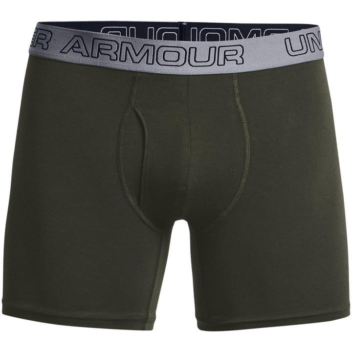 Under Armour Herren Boxer Jock, Stretch-Baumwolle, 15,2 cm, 3 Stück 4XL Armee/Marineblau/Stahl, 4XL