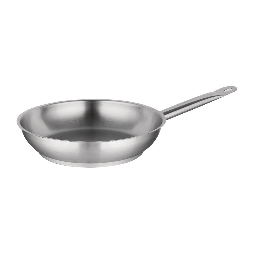 Vogue m925 Bratpfanne aus Edelstahl 240mm/9.5"(dia)., 240mm/9.5"(dia).