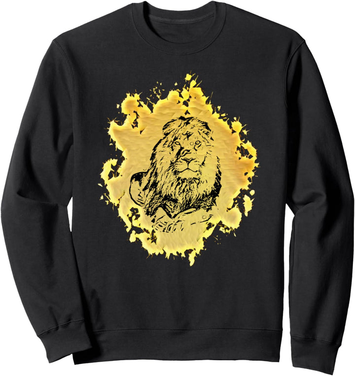 Löwen Motiv Löwe Sweatshirt