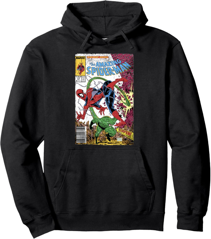 Marvel Spider-Man Classic Retro Comic Scorpion Cover Pullover Hoodie