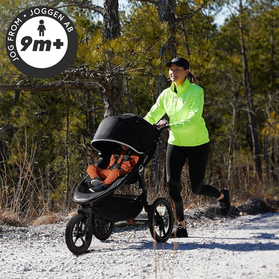 Baby Jogger Summit X3 Kinderwagen zum Joggen | zusammenklappbarer 3-Rad-Sportkinderwagen mit Handbre