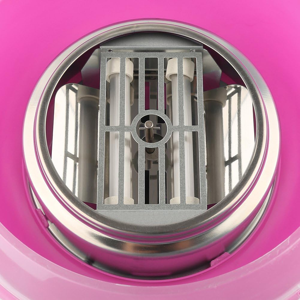 XUANYU 450W Zuckerwattemaschine Set für Zuhause Cotton Candy Machine mit Messlöffel und 10er Stäbche