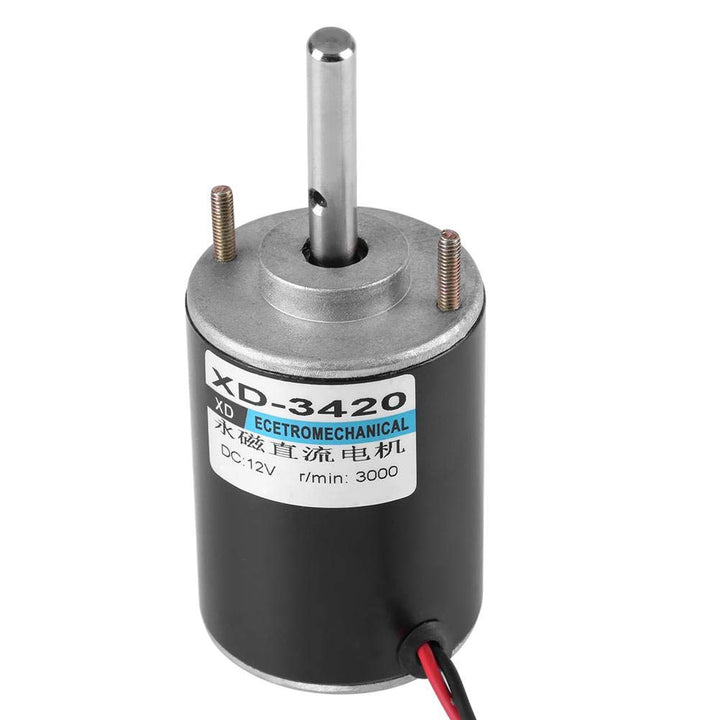 DC-Elektromotor, Bürsten-DC-Motor 43mm / 1,7 Zoll XD-3420 30W 12V 24V mit hoher Geschwindigkeit 3500