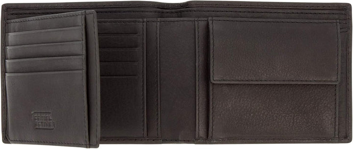 camel active bags Mali Herren Geldbörse RFID Querformat Leder Mittelgross Schwarz 12,5 x 2 x 9,5 Sch