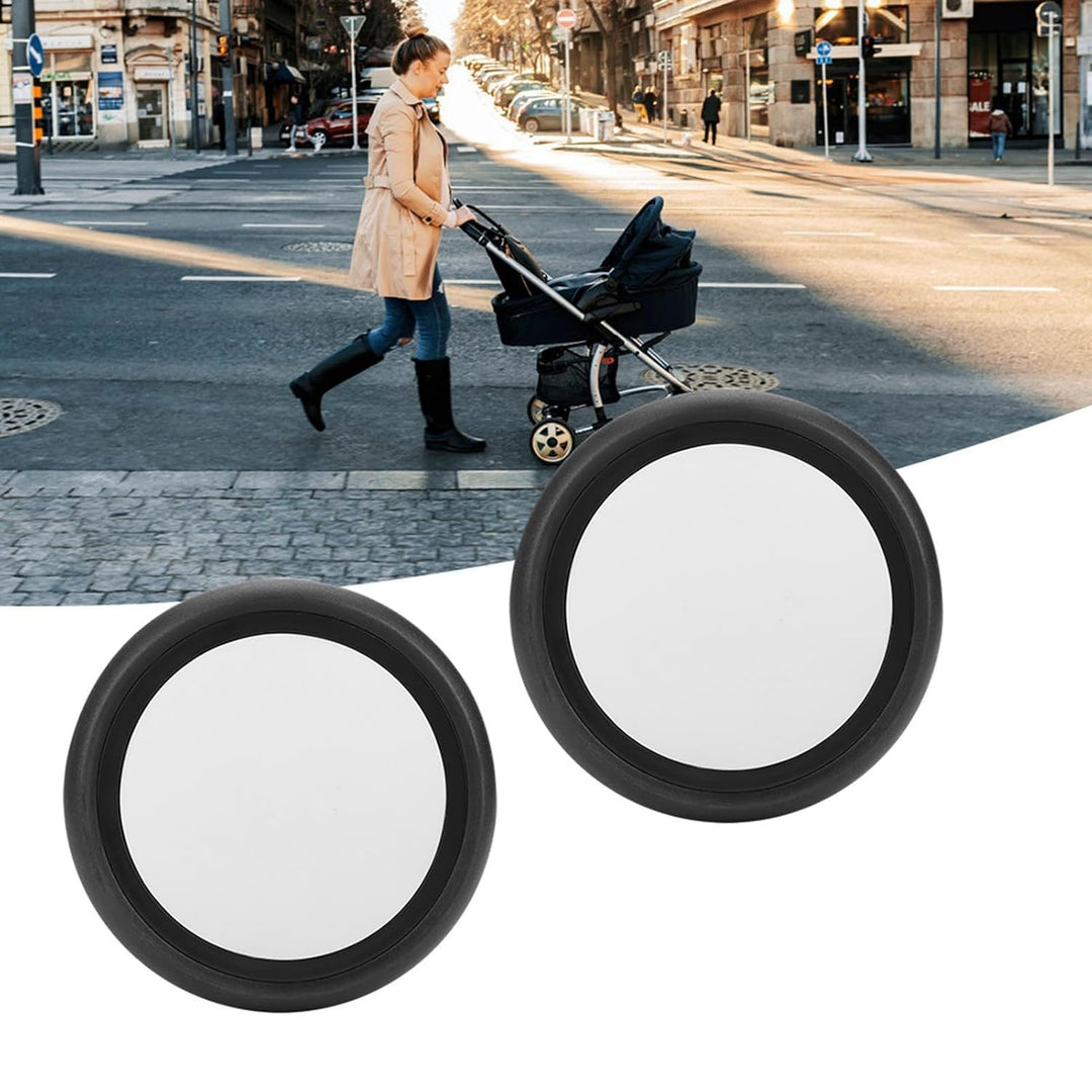 Kinderwagen Gummi Austauschbare Vorder- / Hinterräder Zubehör für Yoya Vovo Kinderwagen mit Werkzeug