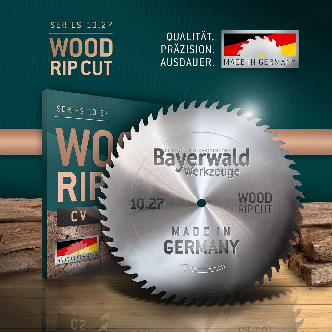 Bayerwald - CV Kreissägeblatt - Ø 400 mm x 3,0 mm x 30 mm | Wolfszahn (56 Zähne) | grobe, schnelle Z