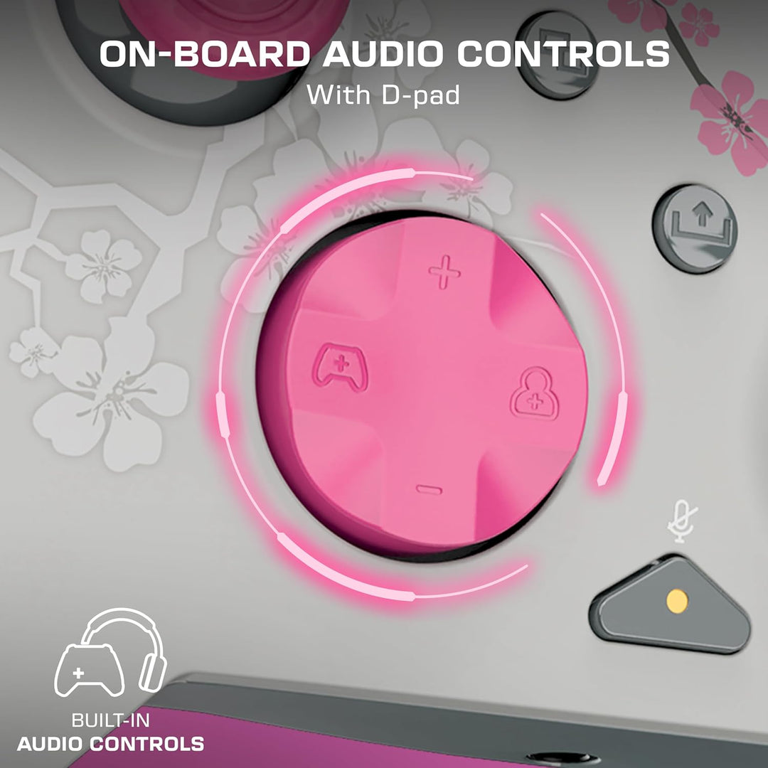 Turtle Beach Rematch Advanced Cherry Blossom Wired Gaming Controller Lizenziert für Xbox Series X, S